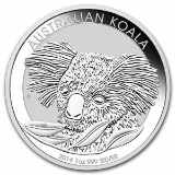 Australian Koala 1 Ounce Silver 2014