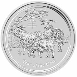 2015 Australia 10 oz Silver Lunar Goat