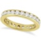 Channel-Set Diamond Eternity Ring Band 14k Yellow Gold (1.50 ct)