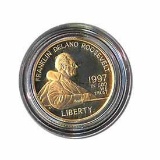 Gold $5 Commemorative 1997 FDR Proof