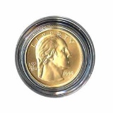 Gold $5 Commemorative 1999 George Washington BU