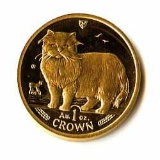 Isle of Man Gold Cat 1 Ounce 1989