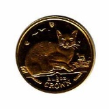 Isle of Man Gold Cat Half Ounce 1996