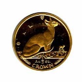 Isle of Man Gold Cat Half Ounce 1992