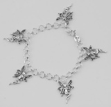 Angel / Fairy Charm Bracelet - Sterling Silver