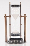 BRASS REVOLVING SANDTIMER