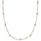 Diamonds by The Yard Bezel-Set Necklace in 14k Rose Gold (1.50 ctw)