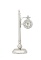 NAUTICAL BRASS/ALUMINUM LAMP POST CLOK