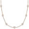 Diamonds by The Yard Bezel-Set Necklace in 14k Rose Gold (3.00ct)