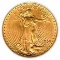 Early Gold Bullion $20 Saint Gaudens Almost Uncirculated