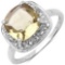 2.70 ct. t.w. Champagne Quartz and White Topaz Ring in Sterling Silver