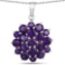 7.29 Carat Genuine Amethyst .925 Sterling Silver Pendant