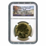 Certified Proof Buffalo Gold Coin 2013-W One Ounce Reverse Proof PF69 NGC 100th Anniversary