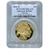 Certified Proof Buffalo Gold Coin 2006-W One Ounce PR70DCAM PCGS