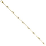 Diamonds by The Yard Bezel-Set Bracelet 14K Yellow Gold (0.50ct)