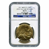 Certified Uncirculated Gold Buffalo 2011 MS70 Early Release