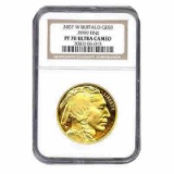 Certified Proof Buffalo Gold Coin 2007-W PF70 Ultra Cameo NGC