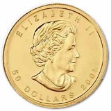 1 oz Canadian Gold Maple Leaf Uncirculated - Random Year