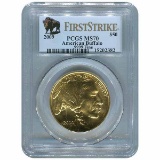 Certified Uncirculated Gold Buffalo 2009 MS70 First Strike PCGS