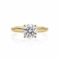 CERTIFIED 0.5 CTW H/SI1 ROUND DIAMOND SOLITAIRE RING IN 14K YELLOW GOLD