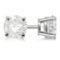 0.50ct. 4-Prong Basket Diamond Stud Earrings 14kt White Gold (G-H VS2-SI1)