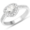 14K White Gold 0.77 Carat Genuine White Diamond Ring