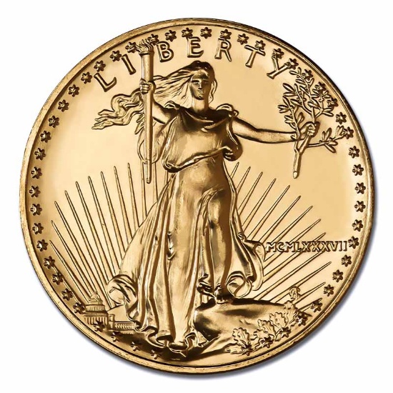 1987 American Gold Eagle 1 oz Uncirculated