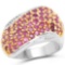 2.49 CTW Genuine Ruby .925 Sterling Silver Ring