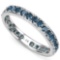 14K BLUE DIAMOND 1.15 CTW Ring