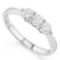 14K WHITE DIAMOND & WHITE DIAMOND 0.59 CTW Ring