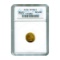 Certified $1 Gold Liberty 1854 AU50 Details Type 2 ANACS (Old Case)