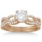 Infinity Twisted Diamond Matching Bridal Set in 18K Rose Gold (1.04ct)
