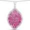 4.46 CTW Genuine Ruby .925 Sterling Silver Pendant