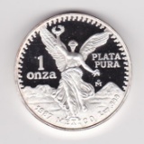 Mexico 1 ounce silver Libertad Proof 1987