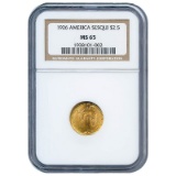 Certified Commemorative 2.5 Gold Sesqui 1926 MS65 NGC