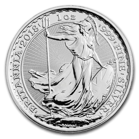 Uncirculated Silver Britannia 1 oz 2018