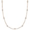 Diamonds by The Yard Bezel-Set Necklace in 14k Rose Gold (1.00ctw)