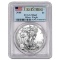 Certified Uncirculated Silver Eagle 2018 MS69 PCGS First Strike