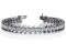 14K WHITE GOLD 1 CTW G-H I1/I2 CLASSIC S SHAPED DIAMOND TENNIS BRACELET