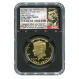 2014-W 1/2 oz Gold Kennedy Half Dollar Coin NGC PF70 Ultra Relief Black Core