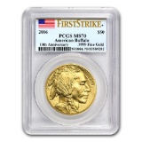 Certified Uncirculated Gold Buffalo One Ounce 2016 MS70 PCGS First Strike