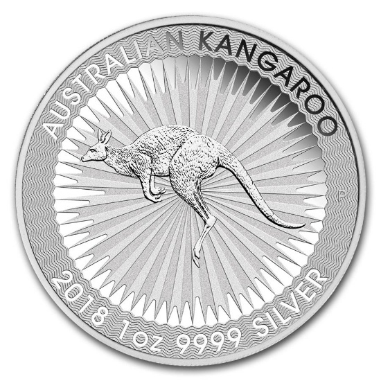 2018 Australia 1 oz Silver Kangaroo BU