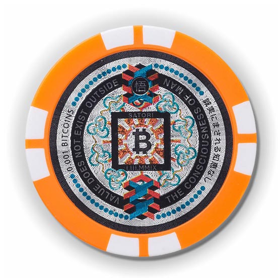 Bitcoin Poker Chip Satori Coin (0.001 BTC) | Proxibid