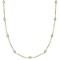 Diamonds by The Yard Bezel-Set Necklace in 14k Yellow Gold (0.33 ctw)
