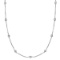Diamonds by The Yard Bezel-Set Necklace in 14k White Gold (1.00ctw)