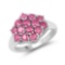 1.82 CTW Glass Filled Ruby .925 Sterling Silver Ring