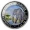 Somalia 1 oz Silver Elephant 2010 (Colorized)