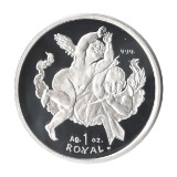 Gibraltar Silver Cherub Angel 1 oz 2001