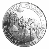 Somalia 1 oz Silver Elephant 2017