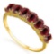 1.35 CTW GENUINE RUBY 10KT SOLID YELLOW GOLD RING